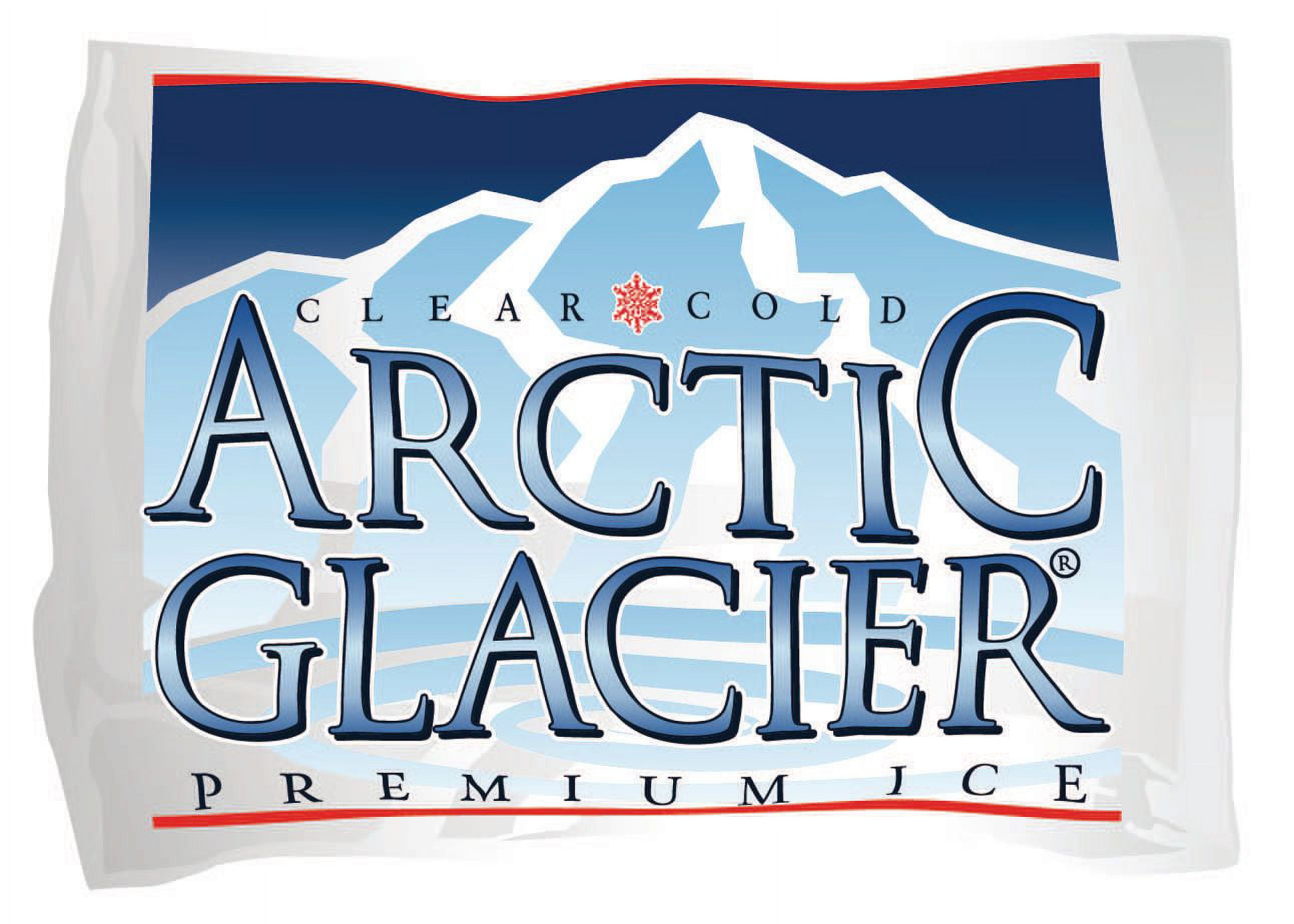 Arctic Glacier Glaçons de qualité supérieure en cubes 2,3 kg Congelé en sachet Glace en cube de qualité