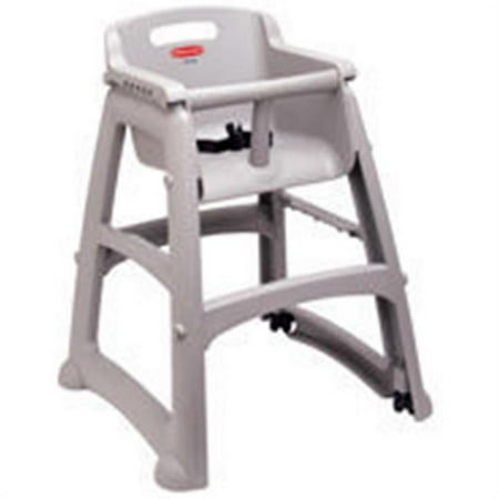 Rubbermaid Commercial Products 780608BLA High Chair Without Wheels - Black