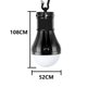 thumbnail image 3 of Paquete de 4 luces LED de camping ShuxiuWang Accesorios de camping Negro, 3 of 4