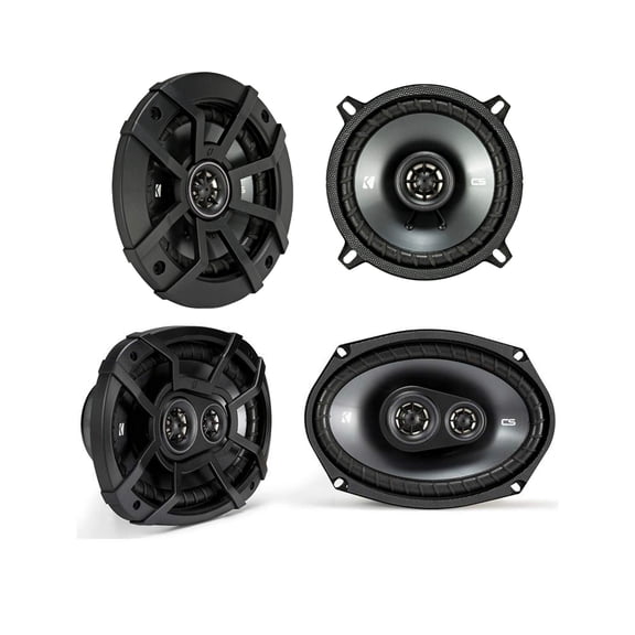 Kicker for Dodge Ram 1994-2011 Truck Speaker Bundle 43CSC6934 6x9, 43CSC54 5.25 Inch Speakers