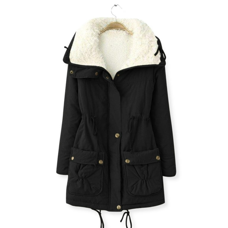 Ladies petite parka coats sales