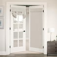 thumbnail image 1 of Cortinas opacas Flamingo P para puertas de cristal, 26 x 68 cm, color crema, 1 of 6