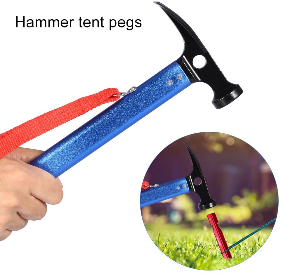 Tent Peg Hammer, Portable Aluminium 