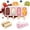 Pink, variant on 3 Set Cake Pop Mold with Lids, Small Popsicles Molds Cakesicle Mold with 100 Wooden Sticks, 4 Cavities Silicone Reusable Ice Pop Molds for Cake Pops, Popsicles, Cakesicles, Ice Cream, White