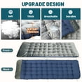 thumbnail image 6 of MOPHOTO Folding Camping Cots for Adults 880lbs, 28" Wide Sturdy Portable Sleeping Bed, Folding Cot with Blue Mattress, 6 of 8