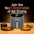 thumbnail image 6 of Nuwave 8QT Air Fryer Plus, Smart Digital Touchscreen and 50°F~400°F in Precise 5°, 5 Cook Functions, 100 Presets & 50 Memory, Powerful 1800W for Quick and Easy Meals, Cool Gray, 6 of 12