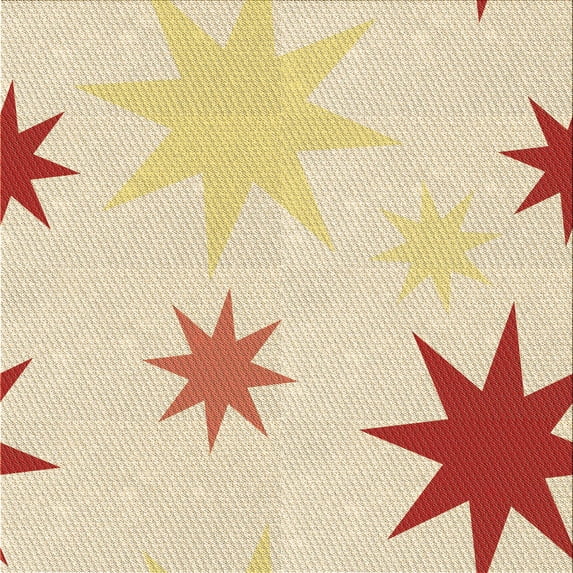 Ahgly Company Machine Washable Indoor Square Transitional Golden Blonde Gold Area Rugs, 7' Square