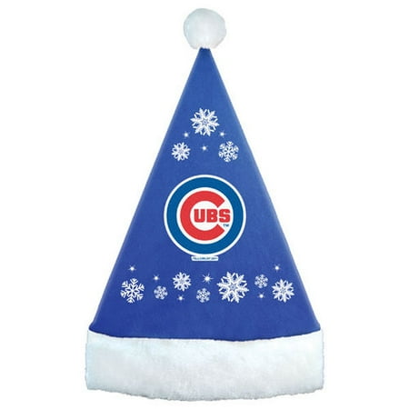 MLB - Chicago Cubs Snowflake Santa Hat
