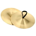 thumbnail image 1 of Unique Bargains Finger Cymbals, 1 Pcs 3.54 Diameter Copper Golden Tone, 1 of 5