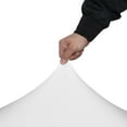 thumbnail image 7 of 40 Inch Elastic Edged Round Table Cloth Table Protector Oil Table Cover white, 7 of 7