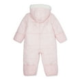 thumbnail image 2 of Pink Platinum Baby Girl Puffer Snowsuit Pram Bunting, 2 of 3