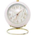 thumbnail image 2 of Reloj de escritorio de cuarzo con decoración para el hogar, moderno temporizador con alarma y función de repetición, regalo LED, 2 of 4