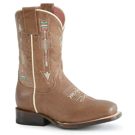 

Roper Kids Girls Indian Arrows Pull On Boots Mid Calf