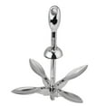 thumbnail image 2 of Folding Anchor, Folding Grapnel, Silver Precise For Marine Yacht, 2 of 8