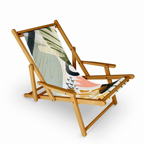 Society6 Marta Barragan Camarasa Abstract autumn season Sling Chair