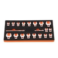 thumbnail image 1 of Juego de llaves Crowfoot VEVOR, 20 piezas, 3/8 Drive con 2 extensiones, 1 of 9