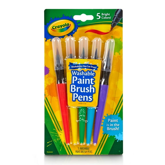 Crayola Paint Brush Pen Set, 5-Colors