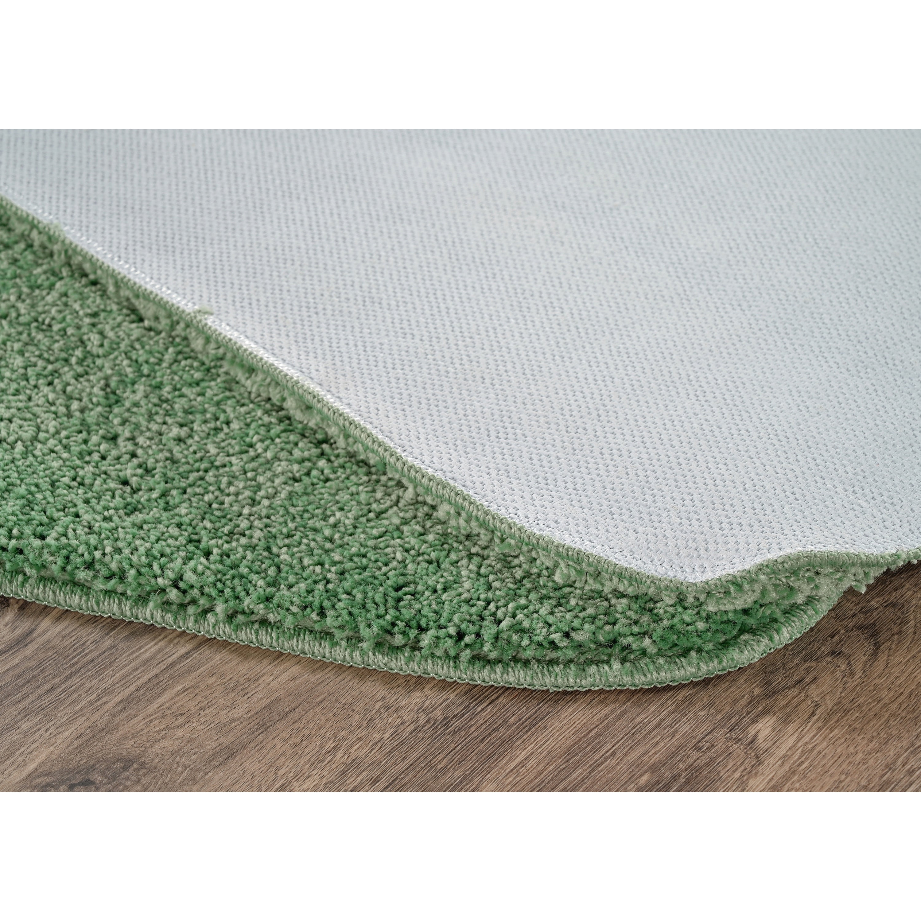 Garland Rug Sedona Washable Bath Rug Set, 4 Piece Set (2 Bath Rugs, Contour Rug, Runner Rug) Deep Fern