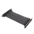 thumbnail image 3 of Pcie 3.0 X16 Riser Cable 180 Degree High Speed Flexible Dual Reverse Connector Gpu Graphic Card Extension Cable Black 70cm / 27.6in, 3 of 5