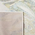 thumbnail image 6 of SAFAVIEH Sarasota Alexa Botanical Indoor/Outdoor Area Rug, Light Green/Ivory, 6'7" x 6'7" Square, 6 of 6
