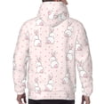 thumbnail image 7 of Lsque Rabbit Pattern Casual Men's Hoodie,Hooded Sweatshirt with Kangaroo Pocket,Pullover Hoodie-Large, 7 of 7