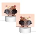 thumbnail image 2 of Haiem Cute Mouse In Glasses Pattern Acrylic Night Light Gift with 3 Color ModesTouch-Sensitive LED Lamp Perfect Gift for Mother's Day, Birthday, or Christmas, 2 of 9