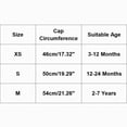 thumbnail image 3 of TOWED22 Baby Sun Hat UPF 50+ Sun Protective Toddler Bucket Hat Summer Kids Beach Hats Wide Brim Outdoor Play Hat for Boys Girls(White,3-12 M), 3 of 7