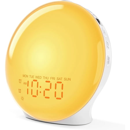 Full Screen Wake Up Light Sunrise Alarm Clocks for Bedrooms, White Noise Machine for Heavy 49559 photo Full Screen Wake Up Light Sunrise Alarm Clocks for Bedrooms, White Noise Machine for Heavy 49559