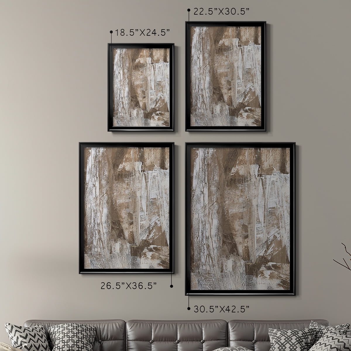 Bronzed I Premium Framed Print, in Gold, Black, or Silver - Ready to Hang