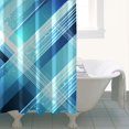 thumbnail image 6 of 72x72 Inch Fabric Shower Curtain Waterproof Polyester, Abstract Geometric Print, 6 of 6