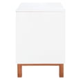 thumbnail image 3 of SAFAVIEH Erica 2-Drawer Nightstand White / Natural, 3 of 7
