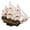 Victory Sailing, variant on 386PCS Victorian Elf Ship DIY Wooden Sailboat 3D Puzzle Model Kit, Airship Building Set, Black, Detailed Assembly Ship Craft(Elf Ship)