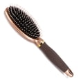 thumbnail image 1 of Hairbrush Comb Hair Styling Comb Massage Hairbrush Massage Hairbrush Comb Hairbrush Comb Anti-Slip Rubber Handle Hair Styling Modeling Massage Hairbrush Comb Gold, 1 of 8