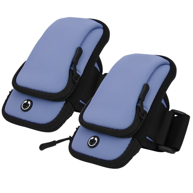 Brazalete Impermeable, Correas De Hombro Elásticas De 0,06 Kg/2,1 Oz Brazalete De Bolsillo Separado Con 2 Bolsillos Para Teléfono Móvil Para Levantamiento De Pesas