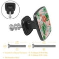 thumbnail image 2 of 4 Pcs Cabinet Handle Drawer Pulls Flamingo Knobs with Screws Square Furniture Office Cabinet Knob Decoration, 2 of 5