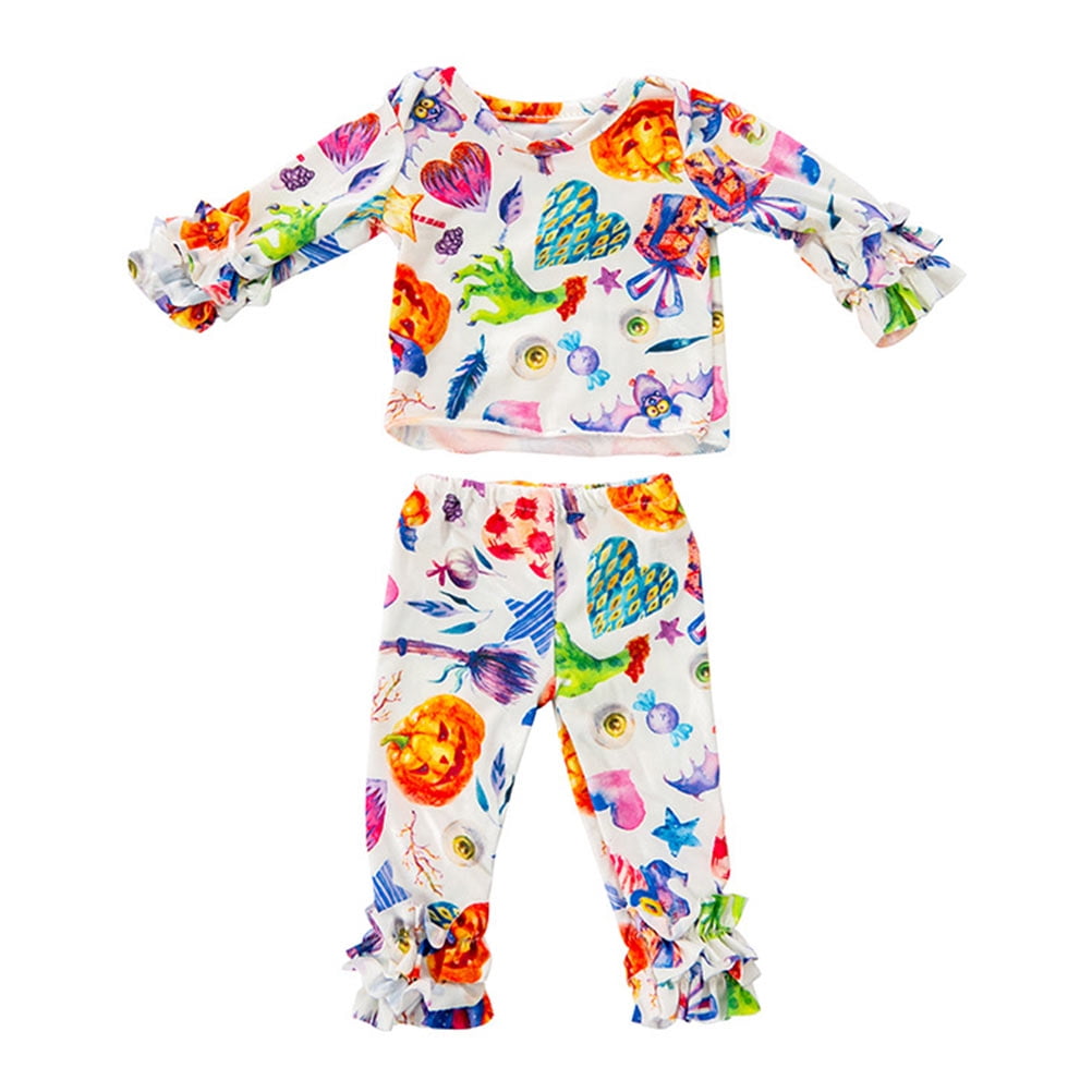 Hemoton Doll Clothes Halloween Elements Pattern Doll Clothes for 18