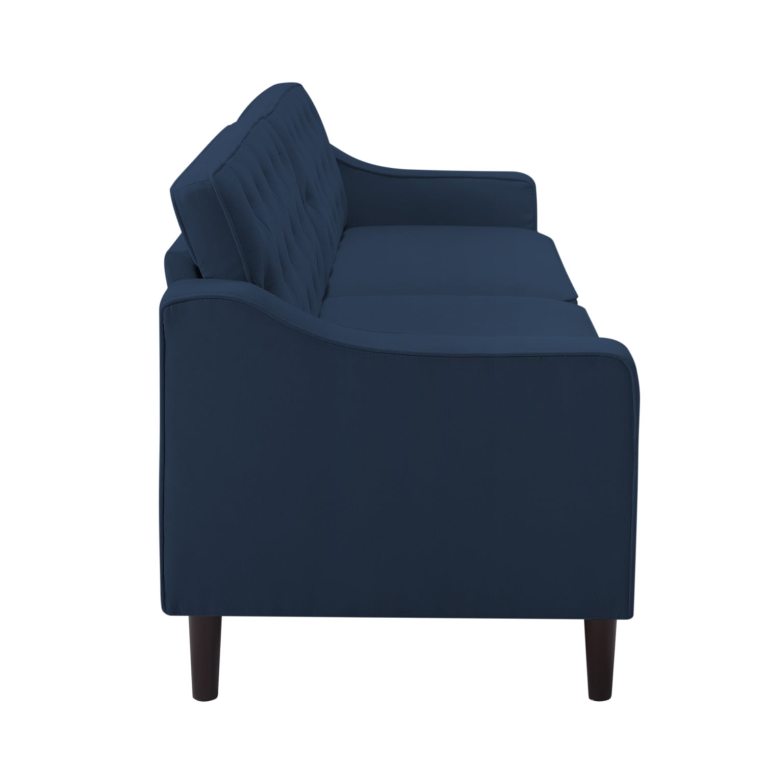 Kadyn 77.2" Fabric Sofa, Upholstered Lounge Couch with Square Arm, Modern Fabric Couch for Living Room, Navy Blue Kadyn 77.2" Fabric Sofa, Upholstered Lounge Couch with Square Arm, Modern Fabric Couch for Living Room, Navy Blue