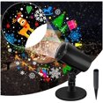 thumbnail image 1 of Christmas Projector Lights Outdoor, LED Rotating 3D Projector Christmas Lights Pattern IP65 Waterproof for Xmas Holiday Party Garden Patio Outdoor Christmas Decorations, 1 of 4