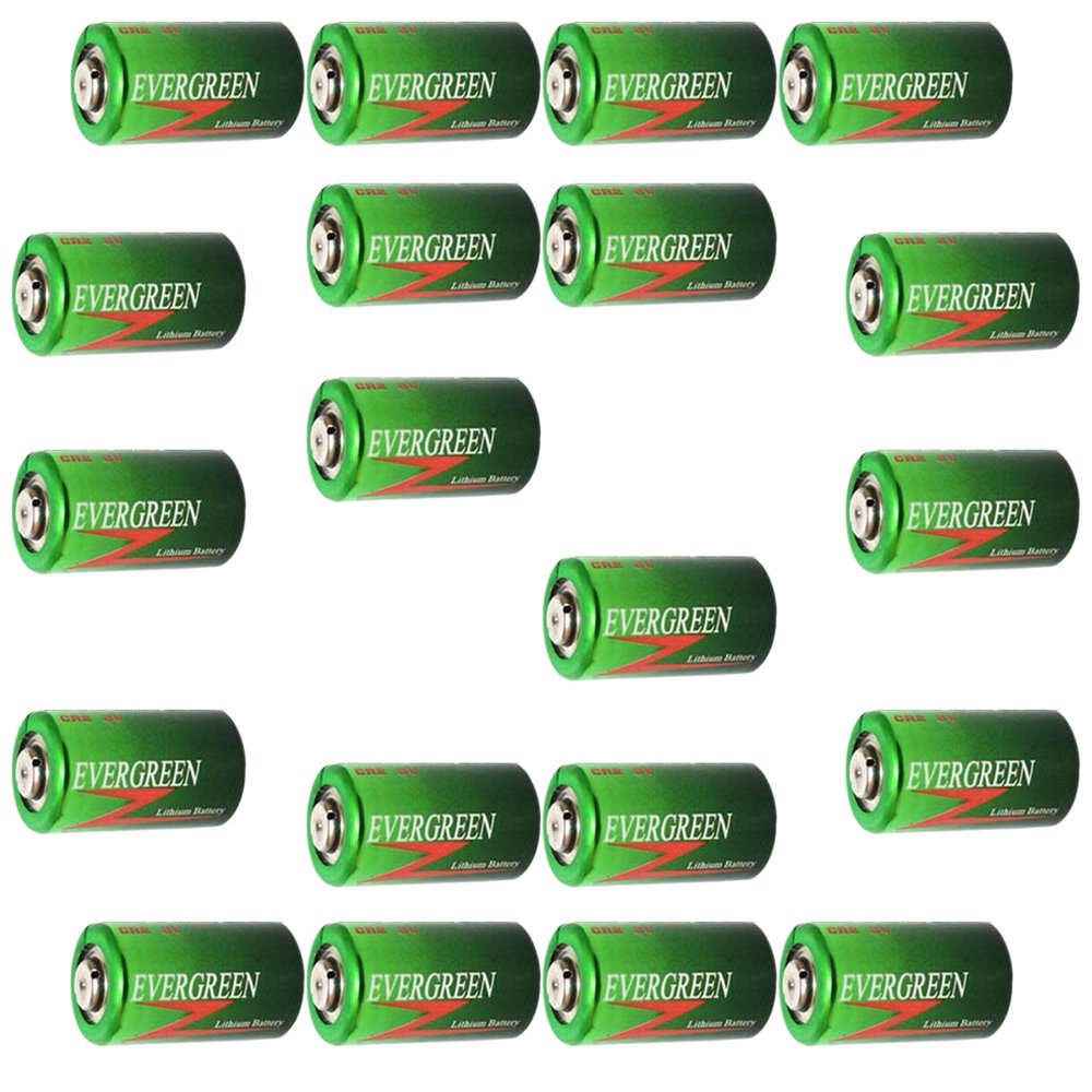 20pcs 3V CR2 Evergreen Lithium Batteries CR2 RLCR2 DLCR2 CR15270