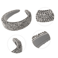 thumbnail image 3 of Accesorios para el cabello para mujer, diadema ancha con diamantes de imitación acolchados con cristal brillante para fiesta Adepaton  CPB-DE-LYY812-12, 3 of 5