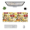 thumbnail image 3 of Disketp Gaming Mouse Pad Vehicles Pattern Large Mouse Mat Long Extended Desk Pad Non-Slip Rubber Mice Pads Stitched Edges Thin Pad (11.8x31.5 Inch), 3 of 9