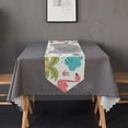 thumbnail image 5 of GZHJMY Cute Lions Elephants Sloth Table Runner Seasonal Table Cloth Runner for Kitchen Dining Table Wedding Party Holiday Coffee Dining Home Decor 13 x 90 Inches, 5 of 7
