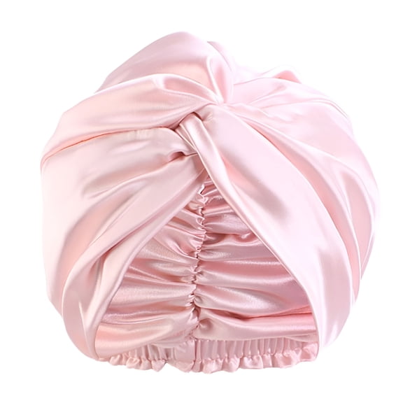 TELOLY Night Cap Elastic Wide Sleeping Hat Bonnet Hair Bonnet Imitation Silk Home Night Hat