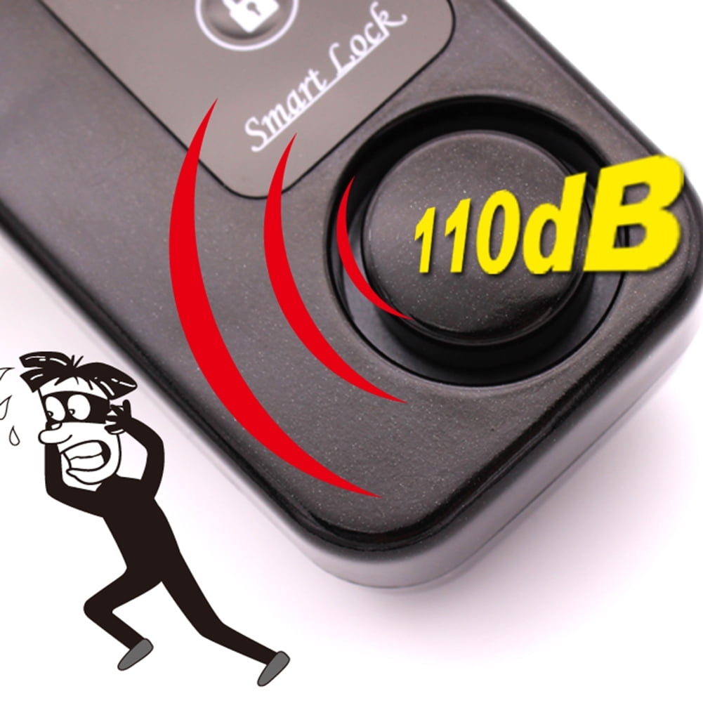 Smart Bike Lock/Bicycle Lock Bluetooth APP Controlled lock,Bike Alarm Lock 110db,Steel Motorcycle Lock Anti Theft,Splash-Proof Bike Alarm Lock for Scooter/Stroller/Gate