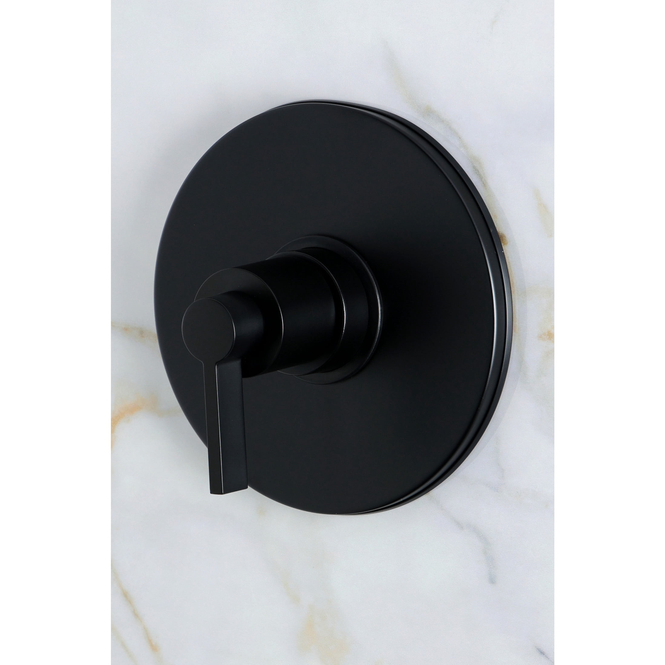 Kingston Brass KB8330NDLSO NuvoFusion Single-Handle Pressure Balanced Shower Faucet, Matte Black