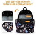thumbnail image 5 of CHAOYUNYI Dry Wet Gym Backpack with Shoe Compartment for Women Water Resistant Sports Bag for Swimming Beach Yoga Travel, Dreamy Flower L, 5 of 8