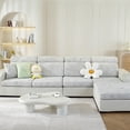 thumbnail image 6 of Danhjin Sectional Couch Cover, Stretch Universal Slipcover Texture Seat Protector, 6 of 7