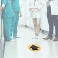 thumbnail image 2 of Floor Sticker 5pcs / Bag  Distance Sign Decal Distance Warning Floor Sticker For Store Hospital, 2 of 8