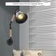 thumbnail image 3 of Lámpara de cuerda de cáñamo de pared Industrial retráctil Retro decoración plegable para dormitorio y habitación, 3 of 8