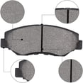 thumbnail image 3 of Rear Brake Pads STP1252, 4 Pcs Ceramic Brake Pads Kit with Mounting Accessories, 3 of 8